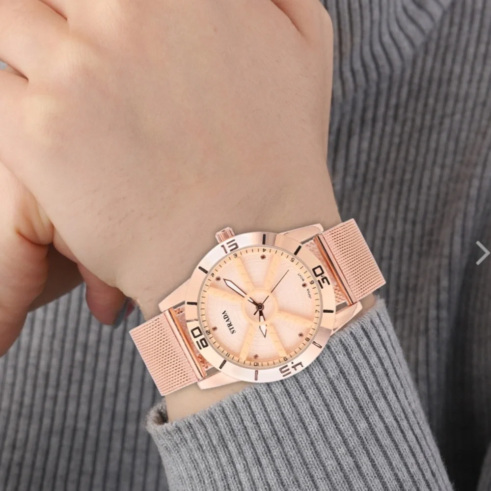 Rosetone Mesh Strap Watch